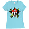 pirate plumber Ladies Fitted T-Shirt