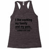 i like cooking Racerback Tank