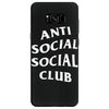 anti social social club White logo Samsung Galaxy S8