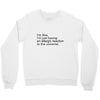 the oc allergic reaction Crewneck Sweatshirt