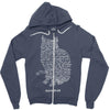 schr&ouml;dinger&rsquo;s equation Zipper Hoodie
