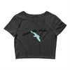 down the shore hooded Crop Top