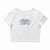 i got kicked out of school for wearing this fucking shirt Crop Top