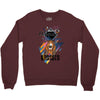 who loves bassets Crewneck Sweatshirt
