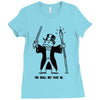 you shall not pass go Ladies Fitted T-Shirt