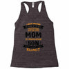 Super Cool Mom Of A Freaking Awesome Son Racerback Tank