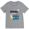 mommy  moon&amp;back V-Neck Tee