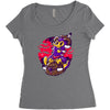 gugu rider Women's Triblend Scoop T-shirt