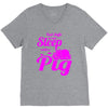 pig lover V-Neck Tee