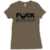 fuck shaving Ladies Fitted T-Shirt