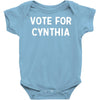 vote for cynthia Baby Bodysuit