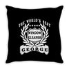 window cleaner Throw Pillow