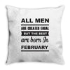 all men are created equal february Throw Pillow