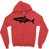 Uncle Shark Zipper Hoodie