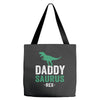 Daddysaurus Tote Bags