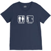 fishing   problem solved mens funny V-Neck Tee