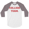 College Team 3/4 Sleeve Shirt