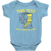 this test was a piece of cake Baby Onesie