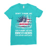 Veteran Don't Thank Me Thank My Brothers Who Never Came Back Ladies Fitted T-Shirt