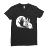 hand Ladies Fitted T-Shirt
