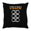 men's i used to have a 6 pack funny beer gut Throw Pillow
