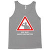 body under construction road sign Tank Top