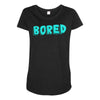 bored Maternity Scoop Neck T-shirt