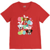 easter boxer V-Neck Tee