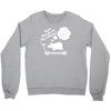 never give up on dreams ladies fitted Crewneck Sweatshirt