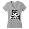 panda gaming Women's V-Neck T-Shirt