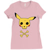 pikachu football dead Ladies Fitted T-Shirt