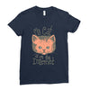 my cat is on the internet Ladies Fitted T-Shirt