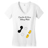 Creating a Little Disney Magic Character Women's V-Neck T-Shirt