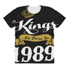 kings are born in 1989 All Over Women's T-shirt