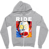 ride going blank again rock music band Zipper Hoodie