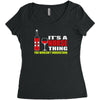 it's a nurse thing you wouldn't understand Women's Triblend Scoop T-shirt