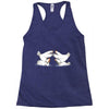 chicken fight Racerback Tank