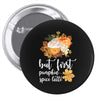 but first pumpkin spice latte, Pin-back button
