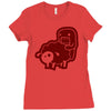 sheep Ladies Fitted T-Shirt
