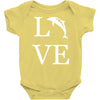 love dolphin Baby Onesie