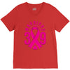 end breast cancer   39 warriors V-Neck Tee