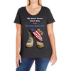 We Owe Them All Ladies Curvy T-Shirt