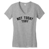 Not Today Toby Women's V-Neck T-Shirt