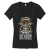 I'm A Veteran Granddad T Shirt Women's V-Neck T-Shirt