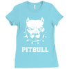 american pitbull terrier Ladies Fitted T-Shirt