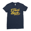 i text back Ladies Fitted T-Shirt
