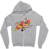 pizza jet Zipper Hoodie