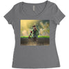 Wild photographer Women's Triblend Scoop T-shirt
