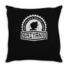 saiyans crest Throw Pillow