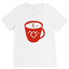 black coffee V-Neck Tee